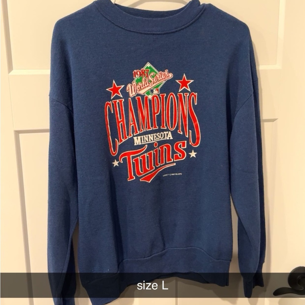 1987 World Series Champions Minnesota Twins Sweatshirt